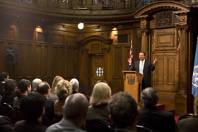 Prem Rawat and UN Association of New Zealand Celebrate International Day of Peace at Parliament Buildings in New Zealand