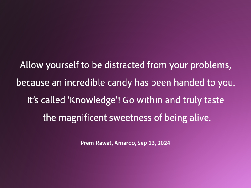 ,Prem Rawat, Amaroo, Sep 13, 2024,quote