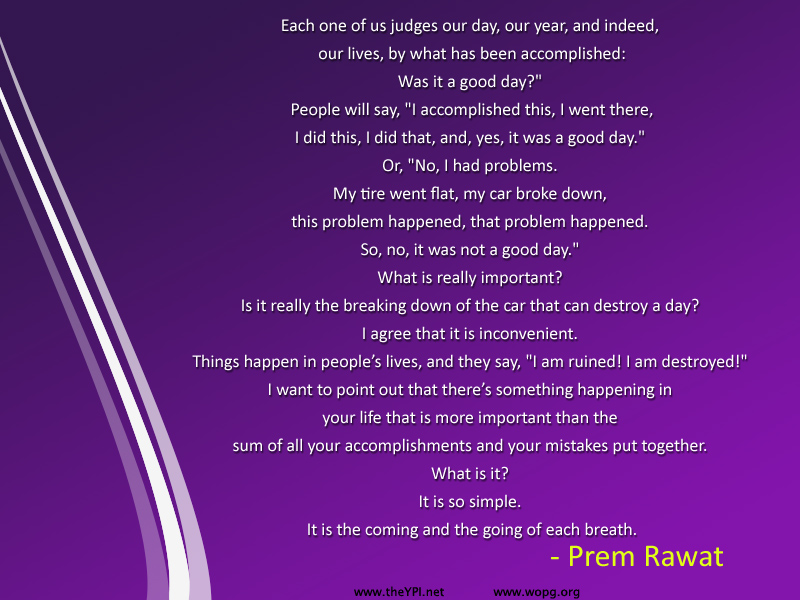 blue abstract,Prem Rawat,quote