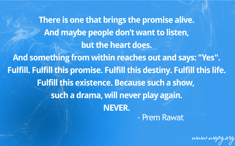blue abstract,Prem Rawat,quote