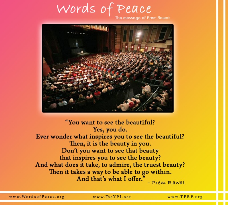 words of peace,Prem Rawat,quote