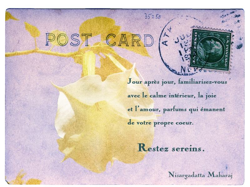 postcard,Nisargadatta Maharaj,quote