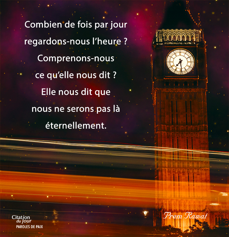 clock,Prem Rawat,quote