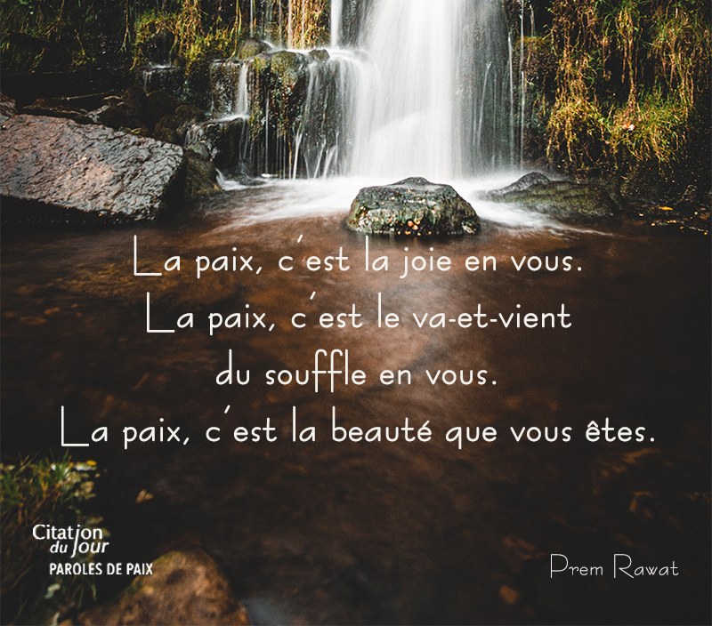 waterfall,Prem Rawat,quote