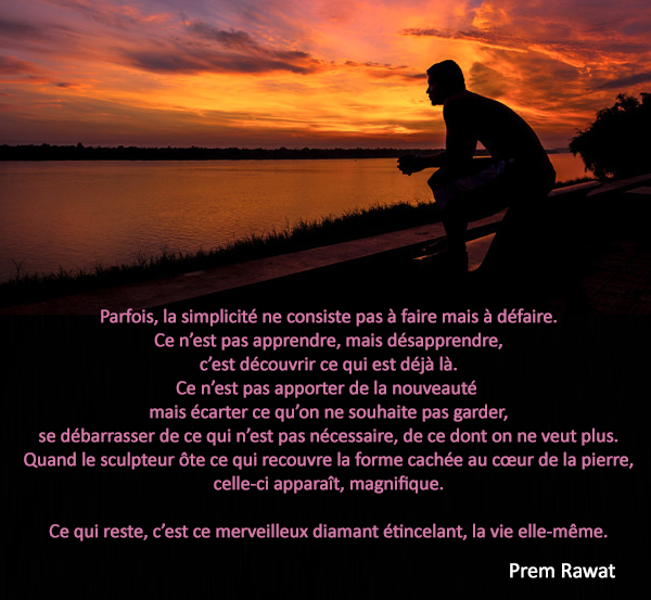 coucher de soleil,Prem Rawat,quote